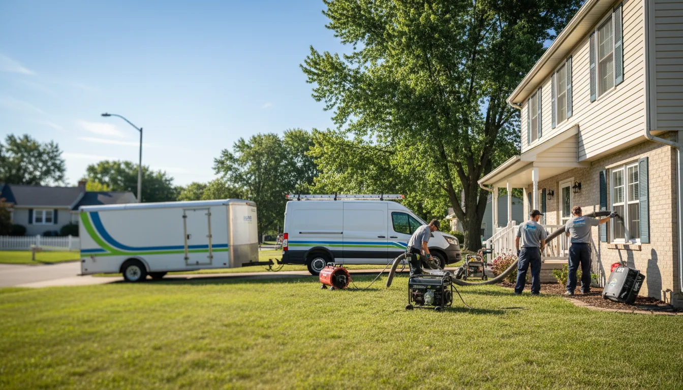 Flooded Basement Restoration And Cleanup With Repair in Abercrombie, ND near me